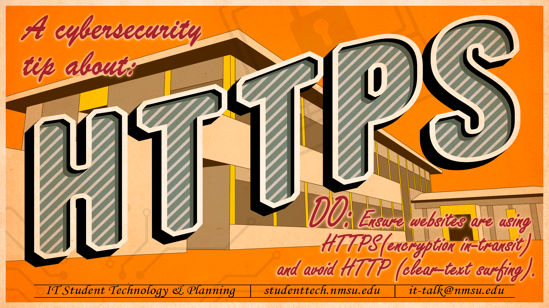 Ensure websites are using HTTPS in the address bar, and avoid those using only HTTP.