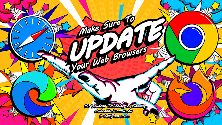 Make sure to update your web browsers!