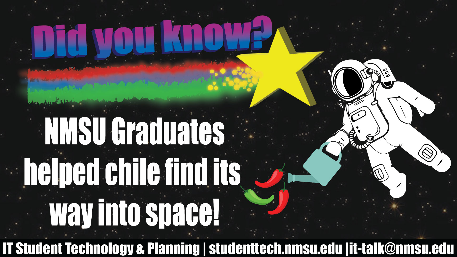 Did you know? NMSU graduates helped chile find its way into space!