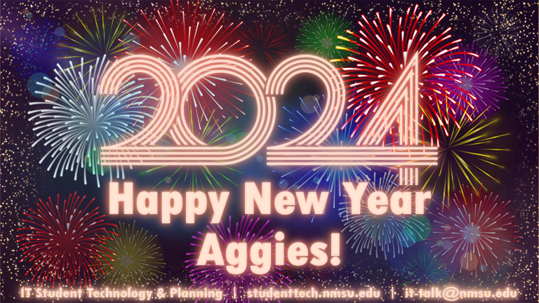 Happy New Year 2024 Aggies!