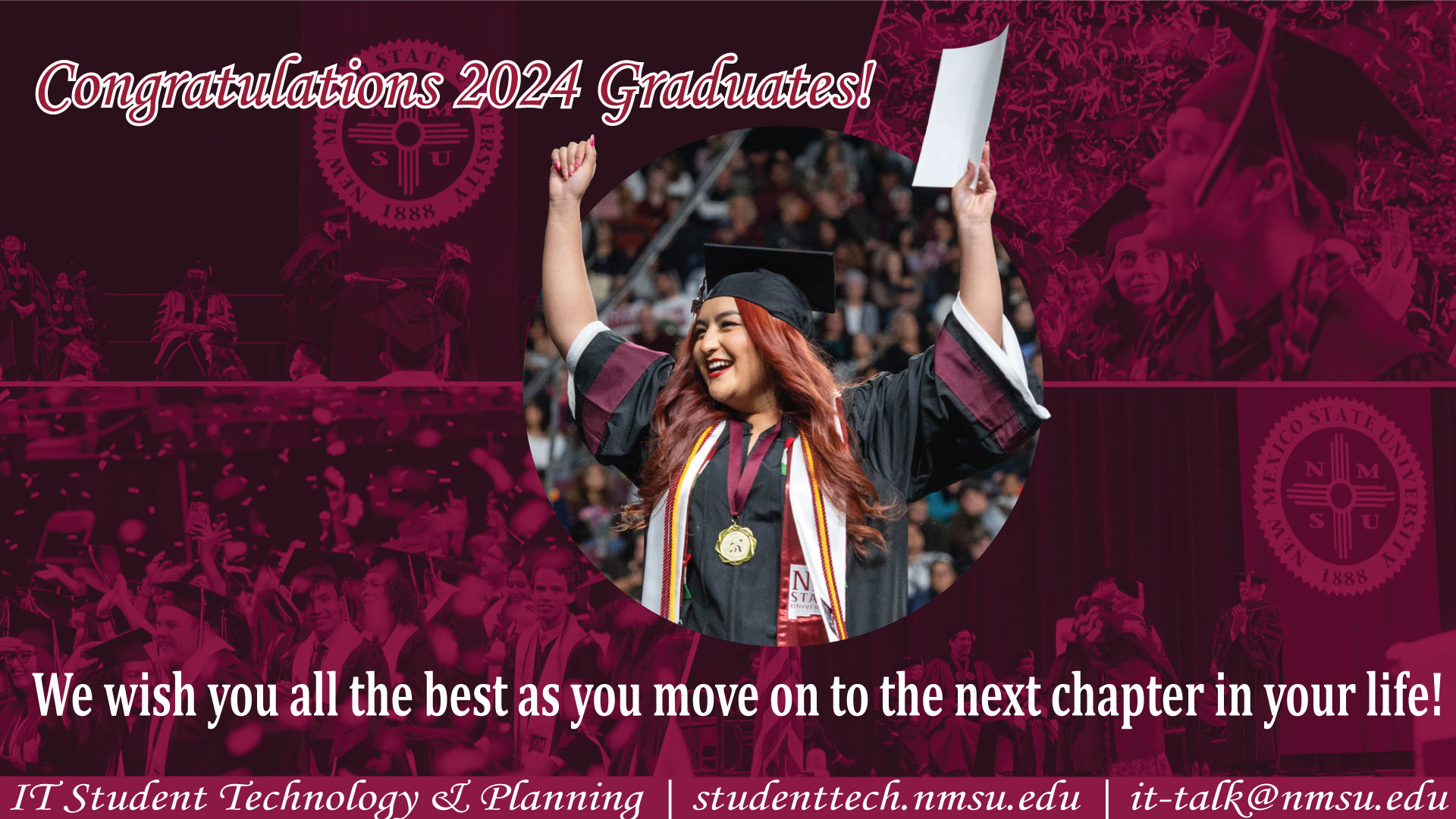 Congratulations 2024 Graduates! We wish you all the best as you move on to the next chapter in your life!