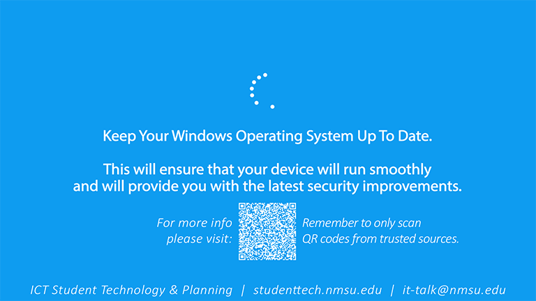 Keep your Windows operating system up to date. This will ensure that your device will run smoothly and will provide you with the latest security improvements.